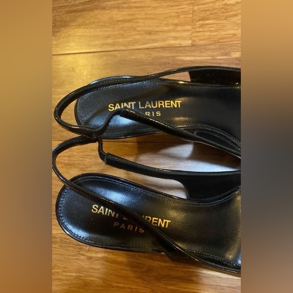 Saint Laurent Charlotte 55 Black Pump size 36